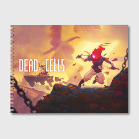 Альбом для рисования с принтом Dead Cells ГГ , 100% бумага
 | матовая бумага, плотность 200 мг. | Тематика изображения на принте: cell | cells | dead | dead cells | game | gamer | games | metroidvania | roguelike | игра | игры