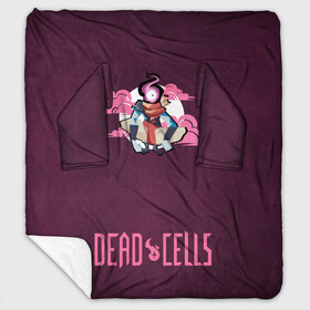 Плед с рукавами с принтом Dead Cells Pink , 100% полиэстер | Закругленные углы, все края обработаны. Ткань не мнется и не растягивается. Размер 170*145 | Тематика изображения на принте: cell | cells | dead | dead cells | game | gamer | games | metroidvania | roguelike | игра | игры