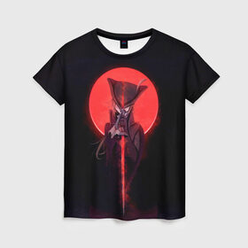 Женская футболка 3D с принтом Милаха Мари , 100% полиэфир ( синтетическое хлопкоподобное полотно) | прямой крой, круглый вырез горловины, длина до линии бедер | bloodborne | game | games | stranger | бладборн | игра | игры | соулс | странник