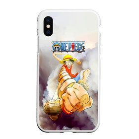 Чехол для iPhone XS Max матовый с принтом Удар резинового Луффи One Piece , Силикон | Область печати: задняя сторона чехла, без боковых панелей | Тематика изображения на принте: anime | manga | monkey d. luffy | one piece | аниме | большой куш | ван пис | вон пис | капитан | король пиратов | луси | луфи | луффи | луффи но уми | луффи таро | манга | манки д. луффи | мугивара | пират | пятый император