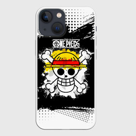 Чехол для iPhone 13 mini с принтом Весёлый Роджер пиратов Соломенной Шляпы ,  |  | anime | manga | one piece | аниме | большой куш | ван пис | весёлый роджер | вон пис | король пиратов | логотип | манга | монки д. луффи | мугивары | перекрещённый костями | пират | пиратский флаг