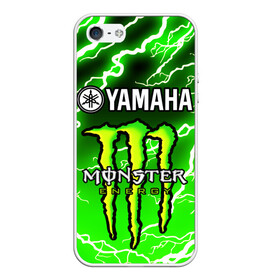 Чехол для iPhone 5/5S матовый с принтом YAMAHA X MONSTER / SPORT , Силикон | Область печати: задняя сторона чехла, без боковых панелей | monster energy | motorcycle | yamaha | yzf r6 | байк | байкер | зеленый | монстер | мотоспорт | мототехника | мотоцикл | мотоциклист | скутер | энергетик. | ямаха