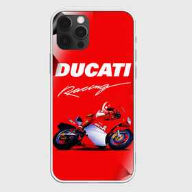 Чехол для iPhone 12 Pro Max с принтом DUCATI / ДУКАТИ / RACING , Силикон |  | ducati | motorcycle | motosport | racing | speed | sport | байк. | гонки | двигатель | дукати | мото | мотокросс | мотоспорт | мототриал | мотоцикл | скорость | спорт