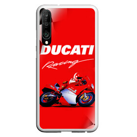 Чехол для Honor P30 с принтом DUCATI / ДУКАТИ / RACING , Силикон | Область печати: задняя сторона чехла, без боковых панелей | ducati | motorcycle | motosport | racing | speed | sport | байк. | гонки | двигатель | дукати | мото | мотокросс | мотоспорт | мототриал | мотоцикл | скорость | спорт