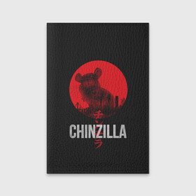 Обложка для паспорта матовая кожа с принтом Chinzilla red , натуральная матовая кожа | размер 19,3 х 13,7 см; прозрачные пластиковые крепления | Тематика изображения на принте: chinchilla | chinzilla | чинзилла | шинзилла | шиншилла