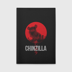 Обложка для автодокументов с принтом Chinzilla red , натуральная кожа |  размер 19,9*13 см; внутри 4 больших “конверта” для документов и один маленький отдел — туда идеально встанут права | chinchilla | chinzilla | чинзилла | шинзилла | шиншилла