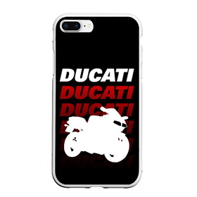 Чехол для iPhone 7Plus/8 Plus матовый с принтом DUCATI / ДУКАТИ / SPORT , Силикон | Область печати: задняя сторона чехла, без боковых панелей | ducati | motorcycle | motosport | racing | speed | sport | байк. | гонки | двигатель | дукати | мото | мотокросс | мотоспорт | мототриал | мотоцикл | скорость | спорт