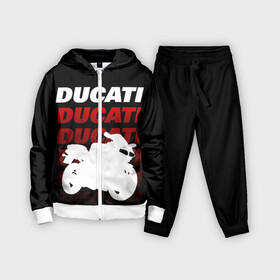 Детский костюм 3D с принтом DUCATI   ДУКАТИ   SPORT ,  |  | ducati | motorcycle | motosport | racing | speed | sport | байк. | гонки | двигатель | дукати | мото | мотокросс | мотоспорт | мототриал | мотоцикл | скорость | спорт