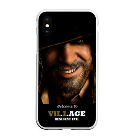 Чехол для iPhone XS Max матовый с принтом Resident Evil 8 , Силикон | Область печати: задняя сторона чехла, без боковых панелей | resident | village | резидент 8 | резик
