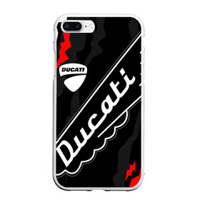 Чехол для iPhone 7Plus/8 Plus матовый с принтом DUCATI / ДУКАТИ / SPORT , Силикон | Область печати: задняя сторона чехла, без боковых панелей | ducati | motorcycle | motosport | racing | speed | sport | байк. | гонки | двигатель | дукати | мото | мотокросс | мотоспорт | мототриал | мотоцикл | скорость | спорт