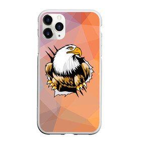 Чехол для iPhone 11 Pro матовый с принтом Орел 3D , Силикон |  | eagle | орел | орленок | орлиный взгляд | птица | птичка | хищная птица