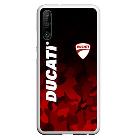 Чехол для Honor P30 с принтом DUCATI | ДУКАТИ КАМУФЛЯЖ , Силикон | Область печати: задняя сторона чехла, без боковых панелей | Тематика изображения на принте: camo | camouflage | ducati | military | moto | motocycle | racing | sport | дукати | камуфляж | милитари | мото | мотоспорт | мотоцикл | рейсинг | спорт