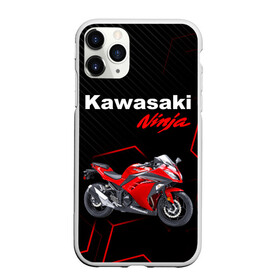 Чехол для iPhone 11 Pro матовый с принтом KAWASAKI NINJA /  КАВАСАКИ , Силикон |  | kawasaki | motorcycle | motosport | ninja | racing | speed | sport | байк | гонки | двигатель | кавасаки | мото | мотокросс | мотоспорт | мототриал | мотоцикл | нинзя. | скорость | спорт
