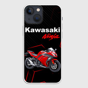 Чехол для iPhone 13 mini с принтом KAWASAKI NINJA    КАВАСАКИ ,  |  | Тематика изображения на принте: kawasaki | motorcycle | motosport | ninja | racing | speed | sport | байк | гонки | двигатель | кавасаки | мото | мотокросс | мотоспорт | мототриал | мотоцикл | нинзя. | скорость | спорт
