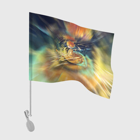 Флаг для автомобиля с принтом ZENITSU | ЗЕНИТСУ | DEMON SLAYER (Z) , 100% полиэстер | Размер: 30*21 см | demon slayer | kimetsu no yaiba | slayer | zenitsu | зенитсу | зеницу | клинок рассекающий демонов