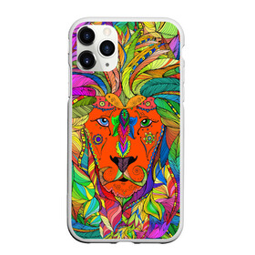 Чехол для iPhone 11 Pro Max матовый с принтом Лев шаман , Силикон |  | большие кошки. | волшебство | глаза | джунгли | животные | знак зодиака | лев | магия | мистика | перья | саванна | узоры | хищник | хозяин | царь зверей | шаман | эзотерика