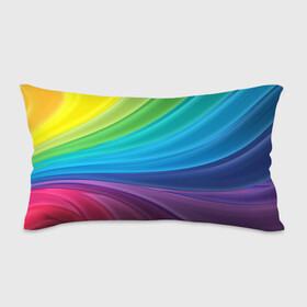 Подушка 3D антистресс с принтом Радуга , наволочка — 100% полиэстер, наполнитель — вспененный полистирол | состоит из подушки и наволочки на молнии | абстракция | летний | много цветов | радуга | радужный | разноцветный | сочный | яркий