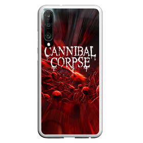 Чехол для Honor P30 с принтом Blood Cannibal Corpse | Труп Каннибала (Z) , Силикон | Область печати: задняя сторона чехла, без боковых панелей | cannibal | cannibal corpse | corpse | death metal | deathgrind | алекс уэбстер | брутальный дэт метал | дэт метал | дэтграйнд | пол мазуркевич | роб барретт | труп каннибала