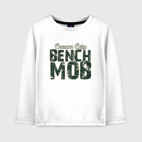 Детский лонгслив хлопок с принтом Milwaukee Bench Mob , 100% хлопок | круглый вырез горловины, полуприлегающий силуэт, длина до линии бедер | basketball | bucks | giannis | milwaukee | mvp | nba | ntetokounmpo | sport | streetball | адетокумбо | бакс | баскетбол | игра | милуоки | мяч | нба | олень | спорт | стритбол | тренер | чемпион | янис