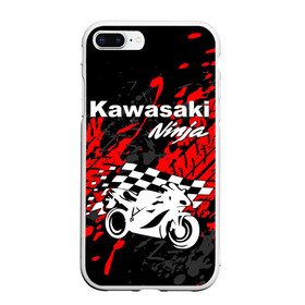 Чехол для iPhone 7Plus/8 Plus матовый с принтом KAWASAKI NINJA / КАВАСАКИ , Силикон | Область печати: задняя сторона чехла, без боковых панелей | Тематика изображения на принте: kawasaki | motorcycle | motosport | ninja | racing | speed | sport | байк | гонки | двигатель | кавасаки | мото | мотокросс | мотоспорт | мототриал | мотоцикл | нинзя. | скорость | спорт
