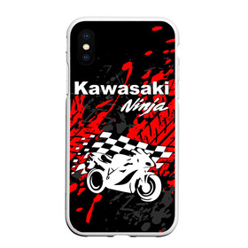 Чехол для iPhone XS Max матовый с принтом KAWASAKI NINJA / КАВАСАКИ , Силикон | Область печати: задняя сторона чехла, без боковых панелей | Тематика изображения на принте: kawasaki | motorcycle | motosport | ninja | racing | speed | sport | байк | гонки | двигатель | кавасаки | мото | мотокросс | мотоспорт | мототриал | мотоцикл | нинзя. | скорость | спорт