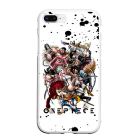 Чехол для iPhone 7Plus/8 Plus матовый с принтом Пираты One Piece. Большой куш , Силикон | Область печати: задняя сторона чехла, без боковых панелей | Тематика изображения на принте: anime | manga | monkey d. luffy | one piece | аниме | бейзил хокинс | большой куш | ван пис | вон пис | капоне бэдж | король пиратов | луфи | луффи | манга | манки д. луффи | пират | ророноа зоро | скретчмен апу