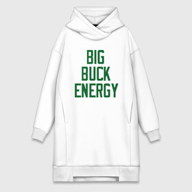 Платье-худи хлопок с принтом Big Buck Energy ,  |  | Тематика изображения на принте: antetokounmpo | basketball | bucks | giannis | milwaukee | mvp | nba | sport | streetball | адетокумбо | бакс | баскетбол | игра | милуоки | мяч | нба | олень | спорт | стритбол | тренер | чемпион | янис