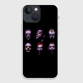 Чехол для iPhone 13 mini с принтом Rammstein horror ,  |  | alternative | metall | music | rammstein | rock | альтернатива | кристиан лоренц | кристоф шнайдер | металл | музыка | оливер ридель | пауль ландерс | раммштайн | рамштайн | рамштэйн | рихард круспе | рок