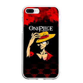 Чехол для iPhone 7Plus/8 Plus матовый с принтом Луффи One Piece. Большой куш , Силикон | Область печати: задняя сторона чехла, без боковых панелей | anime | manga | monkey d. luffy | one piece | аниме | большой куш | ван пис | вон пис | гол д. роджер | кайдо | король пиратов | луфи | луффи | манга | манки д. луффи | нами | нико робин | пират | портгас д. эйс | ророноа зоро