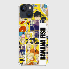 Чехол для iPhone 13 mini с принтом Banana Fish ,  |  | anime | banana fish | аниме | банана фиш | банановая рыба | комиксы | манга | приключения | эйдзи окумура | эш линкс