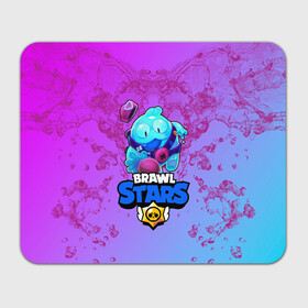 Коврик для мышки прямоугольный с принтом BRAWL STARS SQUEAK: СКВИК. , натуральный каучук | размер 230 х 185 мм; запечатка лицевой стороны | brawl stars | leon | sally leon | shark | werewolf leon | акула | бравл старс | оборотень | сквик squeak