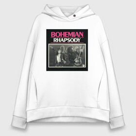 Женское худи Oversize хлопок с принтом Bohemian rapsody , френч-терри — 70% хлопок, 30% полиэстер. Мягкий теплый начес внутри —100% хлопок | боковые карманы, эластичные манжеты и нижняя кромка, капюшон на магнитной кнопке | alternative | metall | music | queen | qween | rock | альтернатива | квин | куин | металл | музыка | роджер тейлор | рок | фредди меркьюри