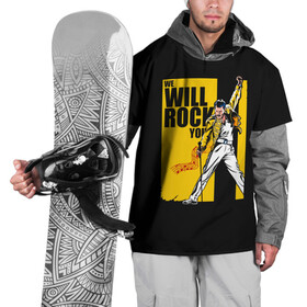 Накидка на куртку 3D с принтом We will rock you , 100% полиэстер |  | Тематика изображения на принте: alternative | metall | music | queen | qween | rock | альтернатива | квин | куин | металл | музыка | рок | фредди меркьюри