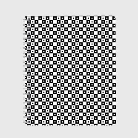 Тетрадь с принтом ШАХМАТНАЯ КЛЕТКА В ГОРОШЕК , 100% бумага | 48 листов, плотность листов — 60 г/м2, плотность картонной обложки — 250 г/м2. Листы скреплены сбоку удобной пружинной спиралью. Уголки страниц и обложки скругленные. Цвет линий — светло-серый
 | abstraction | geometry | hexagon | neon | paints | stripes | texture | triangle | абстракция | брызги | геометрия | горошек | клетки | краски | круги | кубы | неон | соты | текстура | шахматная доска