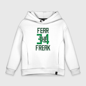 Детское худи Oversize хлопок с принтом Fear The Freak 34 , френч-терри — 70% хлопок, 30% полиэстер. Мягкий теплый начес внутри —100% хлопок | боковые карманы, эластичные манжеты и нижняя кромка, капюшон на магнитной кнопке | antetokounmpo | basketball | bucks | giannis | milwaukee | mvp | nba | sport | streetball | адетокумбо | бакс | баскетбол | игра | милуоки | мяч | нба | олень | спорт | стритбол | тренер | чемпион | янис