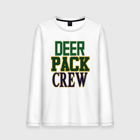 Мужской лонгслив хлопок с принтом Deer Pack Crew , 100% хлопок |  | Тематика изображения на принте: antetokounmpo | basketball | bucks | giannis | milwaukee | mvp | nba | sport | streetball | адетокумбо | бакс | баскетбол | игра | милуоки | мяч | нба | олень | спорт | стритбол | тренер | чемпион | янис