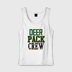 Женская майка хлопок с принтом Deer Pack Crew , 95% хлопок, 5% эластан |  | Тематика изображения на принте: antetokounmpo | basketball | bucks | giannis | milwaukee | mvp | nba | sport | streetball | адетокумбо | бакс | баскетбол | игра | милуоки | мяч | нба | олень | спорт | стритбол | тренер | чемпион | янис