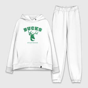 Женский костюм хлопок Oversize с принтом Bucks   Champions ,  |  | antetokounmpo | basketball | bucks | giannis | milwaukee | mvp | nba | sport | streetball | адетокумбо | бакс | баскетбол | игра | милуоки | мяч | нба | олень | спорт | стритбол | тренер | чемпион | янис