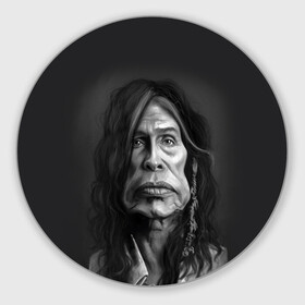 Коврик для мышки круглый с принтом Steven Tyler | AEROSMITH (Z) , резина и полиэстер | круглая форма, изображение наносится на всю лицевую часть | Тематика изображения на принте: aerosmith | rock | steven tyler | айросмит | блюз рок | брэд уитфорд | глэм метал | глэм рок | джо перри | джоуи крамер | музыка | рок | рок н ролл | стивен тайлер | том хэмилтон | хард рок