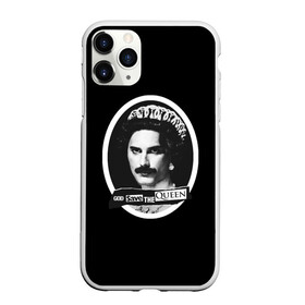 Чехол для iPhone 11 Pro матовый с принтом God save  the Queen , Силикон |  | Тематика изображения на принте: alternative | metall | music | queen | qween | rock | альтернатива | квин | куин | металл | музыка | рок | фредди меркьюри