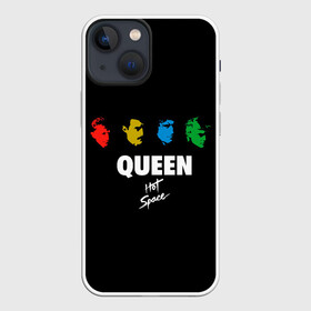 Чехол для iPhone 13 mini с принтом Hot Space ,  |  | alternative | metall | music | queen | qween | rock | альтернатива | брайан мэй | джон дикон | квин | куин | металл | музыка | роджер тейлор | рок | фредди меркьюри