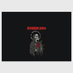 Поздравительная открытка с принтом GreenDay | ГринДей | Poster (Z) , 100% бумага | плотность бумаги 280 г/м2, матовая, на обратной стороне линовка и место для марки
 | billie joe armstrong | greenday | rock | альтернативный | билли джо армстронг | гриндей | зеленый день | майк дёрнт | музыка | панк рок | поп панк | рок | тре кул