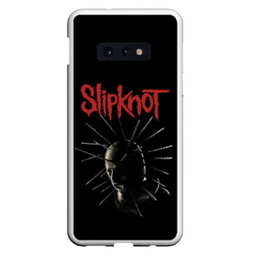 Чехол для Samsung S10E с принтом CRAIG JONES | SLIPKNOT (Z) , Силикон | Область печати: задняя сторона чехла, без боковых панелей | Тематика изображения на принте: craig michael jones | rock | slipknot | крэг джонс | петля | рок | скользящий узел | слипкнот | тяжелый рок | удавка