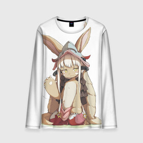 Мужской лонгслив 3D с принтом Nanachi , 100% полиэстер | длинные рукава, круглый вырез горловины, полуприлегающий силуэт | Тематика изображения на принте: anime | made in abyss | nanachi | reg | аниме | нанати | наначи | ражденный в бездне | рег