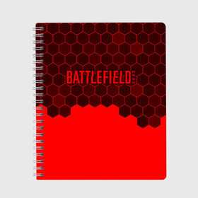 Тетрадь с принтом Battlefield 2042 - Hexagon , 100% бумага | 48 листов, плотность листов — 60 г/м2, плотность картонной обложки — 250 г/м2. Листы скреплены сбоку удобной пружинной спиралью. Уголки страниц и обложки скругленные. Цвет линий — светло-серый
 | 2042 | battle | battlefield | fps | game | games | logo | portal | royale | shooter | батлфилд | битва | игра | игры | королевская | лого | портал | соты | шутер