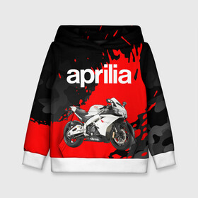 Детская толстовка 3D с принтом APRILIA / АПРИЛИЯ / GRUNGE , 100% полиэстер | двухслойный капюшон со шнурком для регулировки, мягкие манжеты на рукавах и по низу толстовки, спереди карман-кенгуру с мягким внутренним слоем | Тематика изображения на принте: 120. | 50 | aprilia | motorcycle | motosport | racing | rs | speed | sport | априлия | байк | гонки | двигатель | мото | мотокросс | мотоспорт | мототриал | мотоцикл | скорость | спорт