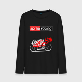 Мужской лонгслив хлопок с принтом APRILIA / АПРИЛИЯ / RACING , 100% хлопок |  | 120. | 50 | aprilia | motorcycle | motosport | racing | rs | speed | sport | априлия | байк | гонки | двигатель | мото | мотокросс | мотоспорт | мототриал | мотоцикл | скорость | спорт