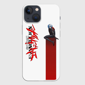 Чехол для iPhone 13 mini с принтом EVANGELION | ПИЛОТ EVA ,  |  | Тематика изображения на принте: anime | eva | evangelion | nerv | аниме | анимэ | ева | евангилион | нерв | роботы | рэй | япония