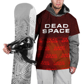Накидка на куртку 3D с принтом Дэд Спейс - Краска (Паттерн внизу) , 100% полиэстер |  | dead | deadspace | game | games | logo | space | дэд | дэдспейс | знак | космос | краска | лого | мертвый | паттерн | символ | спейс