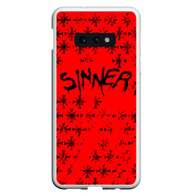 Чехол для Samsung S10E с принтом FAR CRY 5 SINNER / ГРЕШНИК , Силикон | Область печати: задняя сторона чехла, без боковых панелей | far cry | sinner | ubisoft | врата эдема | грешник | иосиф сид | монтана | секта | сектанты | символ | фар край | юбисофт